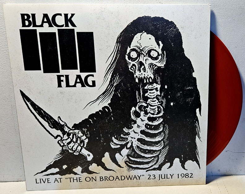 BLACK FLAG "Live At The On Broadway 1982" LP (WM) Red